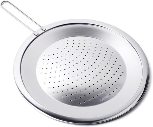 Stainless Steel Splatter Screen Lid, Oil Splash Guard by Minecook