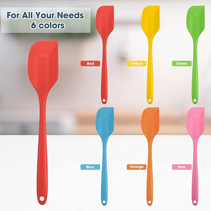 Irenare 84 Pcs Mini Silicone Spatulas Bulk 8.3 Inch Heat Resistant Scrapers - Image 3
