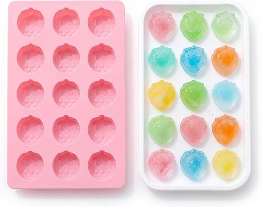 Cute Ice Cube Trays Silicone Chocolate Mold Wax Melt Molds Easy Release Ice by MayeBridge