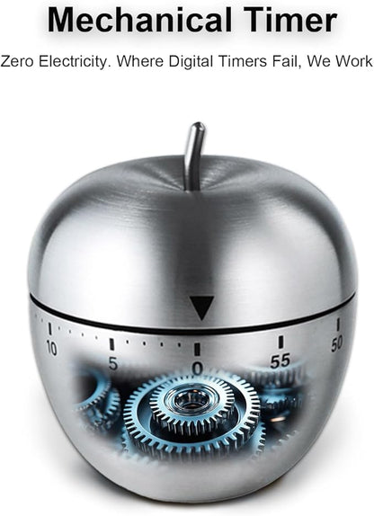 Kitchen Timer for Cooking, 60 Minutes Mechanical Timer - Image 2