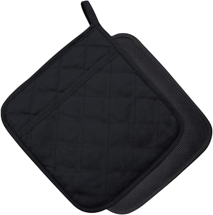 2Pcs Cotton and Neoprene Oven Pads Pot Holders by YEKOO