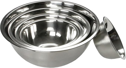Chef Craft Brushed Mixing Bowl, Stainless Steel - Image 3