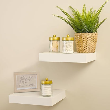 SheeChung Qtip Dispenser Holder 1pcs, Glass apothecary jars - Image 5