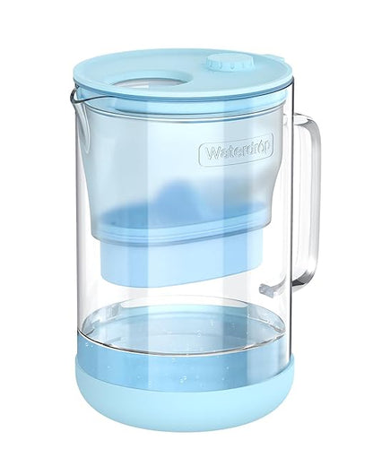 Waterdrop PT-09B-A 10-Cup Large Glass Alkaline Water Filter Pitcher, by Waterdrop