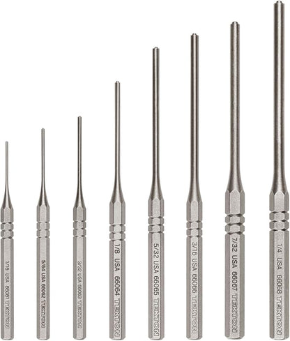 TEKTON Roll Pin Punch Set, 8-Piece | PNC93001 | Made in USA by TEKTON