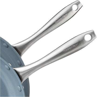 GreenPan Lima Hard Anodized 8" 10" & 12" Frying Pan Skillet Set, Ceramic - Image 10