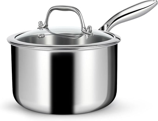 EWFEN 3 Ply Stainless Steel Saucepan by EWFEN