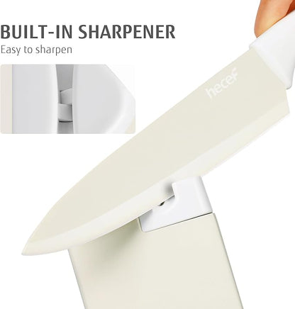 hecef 15 Pieces Kitchen Knife Set - Image 4