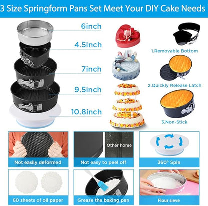 Cake Decorating Kit Cake Decorating Supplies, 66 Icing Piping Nozzles, Cake - Image 2