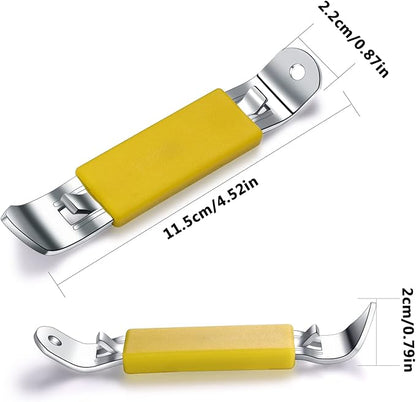 3 Pieces Magnetic Bottle Openers Can Opener Classic Beer Opener Stainless Steel - Image 3