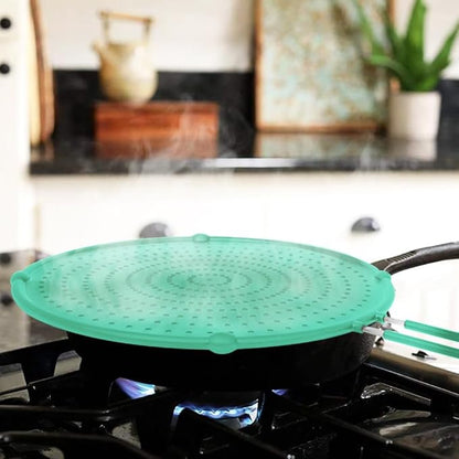 Splatter Screen for Frying Pan, Grease Splatter Guard, Heat-Resistant Splatter - Image 6