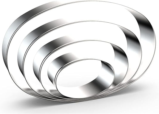 Oval Cookie Cutter Set Large by QAAQS