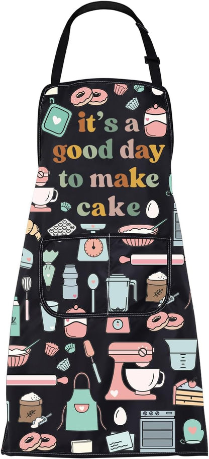 FUSTMW Cake Maker Gifts for Baker Kitchen Baking Apron by FUSTMW