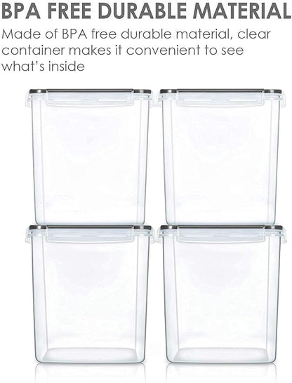 Vtopmart Food Storage Containers 2.5L / 84.5oz, 4 Pieces BPA Free Plastic - Image 5