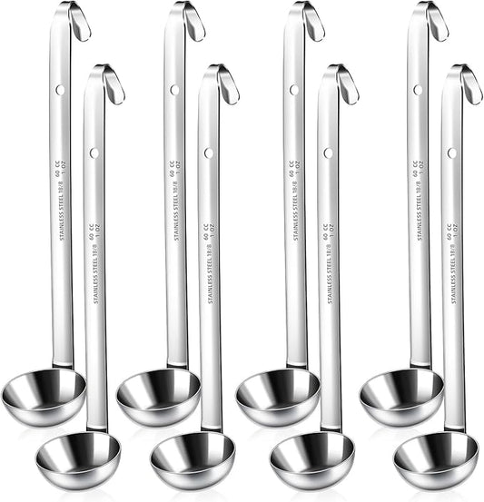 8 PCS Stainless Steel Ladle Soup Handle Ladle by LiveNaturallyLiveBarafat