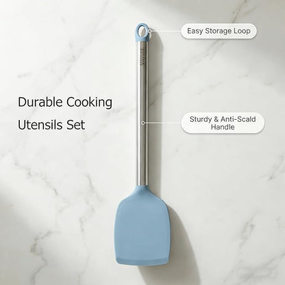 Vayvnt 4PCS Kitchen Utensils Set, Heat Resistant Silicone Utensils Set - Image 8