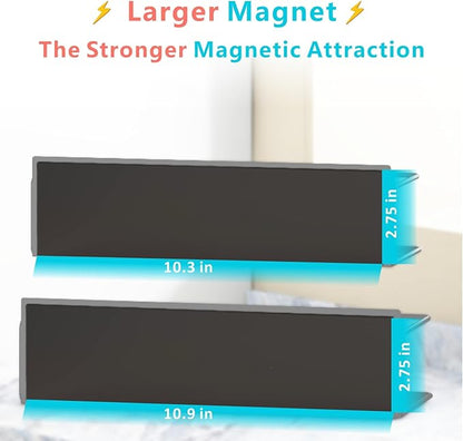 Magnetic Spice Rack For Refrigerator, Space Saving Magnetic Shelf For Fridge - Image 5