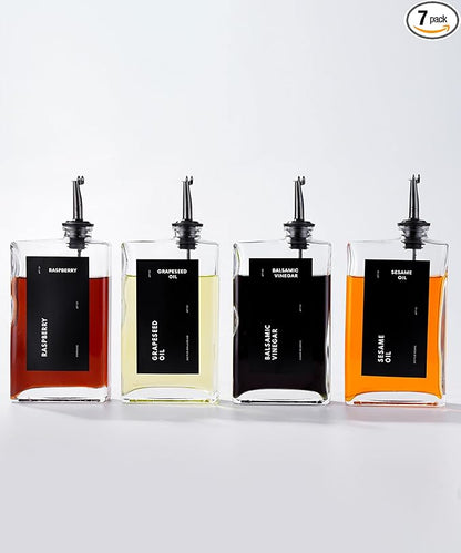 APT 1101 Olive Oil Dispenser for Kitchen, Cooking Oil and Vinegar Dispenser Set by APT1101