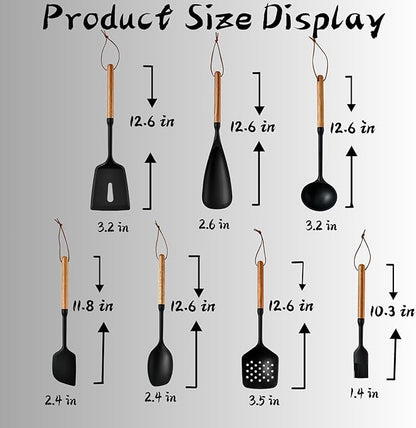 Exquisite Silicone Cooking Utensils Set - Image 9