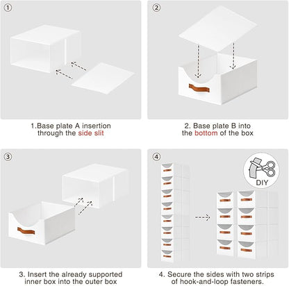Homsorout Stackable Storage Drawers - Image 7