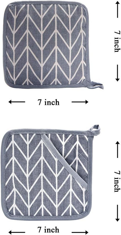 Oven Mitts and Potholders BBQ Gloves-Oven Mitts and Pot Holders - Image 6