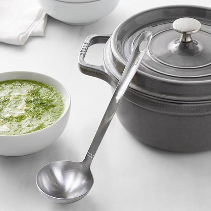 Stainless Steel Kitchen Ladle, Heavy Duty One-Piece Construction Cooking Ladle - Image 2