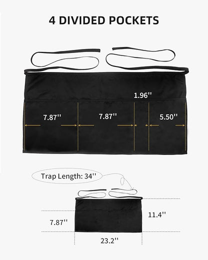 Xeoxarel Aprons with 4 Pockets 23.5'' X 11.5'' - Image 5