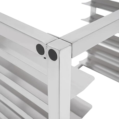 6 Tier Bun Pan Rack, Aluminum Bakery Rack - Image 5