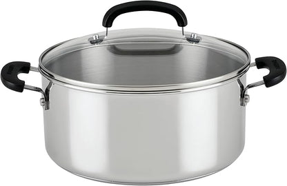 Farberware Brilliance Stainless Steel Dutch Oven/Casserole Pan by Farberware