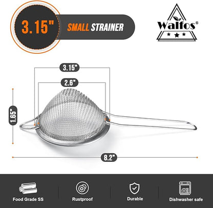 Walfos Small Fine Mesh Strainer - Image 5