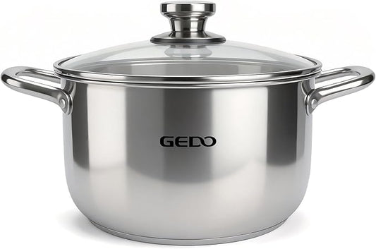 GEDO Stainless Steel Stock Pot by GEDOGuardianofFamilyHealth
