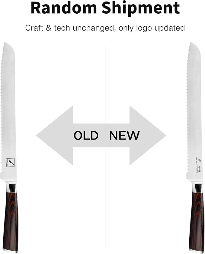 imarku Bread Knife, German High Carbon Stainless Steel Professional Grade Bread - Image 9
