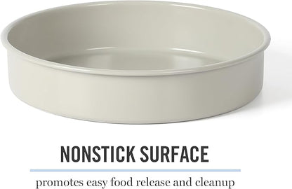 Martha Stewart Gallen 8 Inch Round Nonstick Carbon Steel Cake/Bake Pan - Image 3