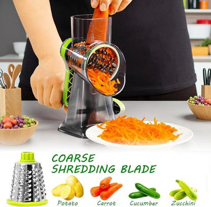 Cheese Grater with Handle, Vegetables and Fruits and Easy to Clean - Image 3
