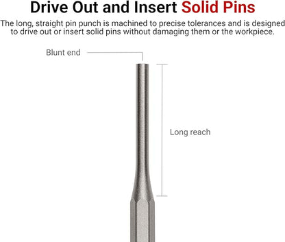 TEKTON 3/8 Inch Pin Punch | 66059 | Made in USA - Image 2