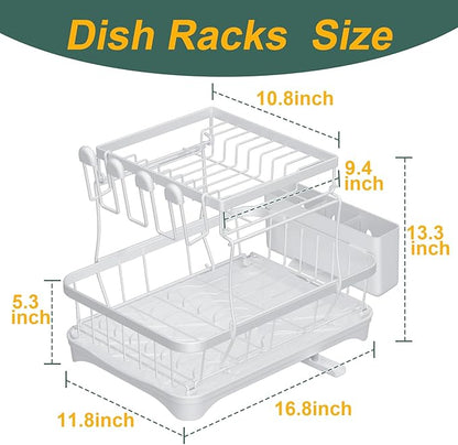 LIYI Dish Drying Rack, Large Dish Rack - Image 3