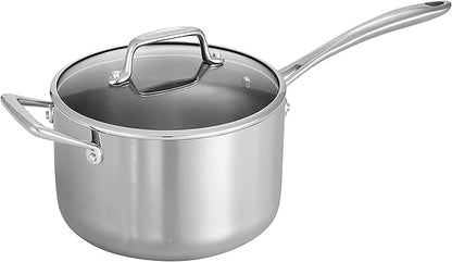 Tramontina Tri-Ply Clad Stainless Steel 4-Quart Sauce Pan by Tramontina