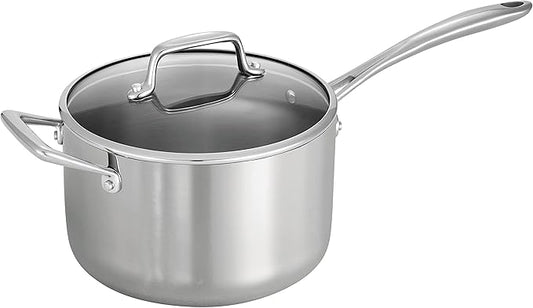 Tramontina Tri-Ply Clad Stainless Steel 4-Quart Sauce Pan by Tramontina