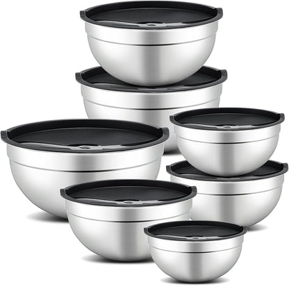 Hunnycook 7 Piece Mixing Bowls by Dedicatedtoenhancingyourdiningexperience