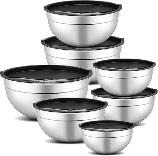 Hunnycook 7 Piece Mixing Bowls by Dedicatedtoenhancingyourdiningexperience