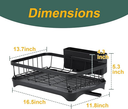 LIYI Dish Drying Rack, Adjustable Spout Design, Kitchen Dish Racks, Made of - Image 7