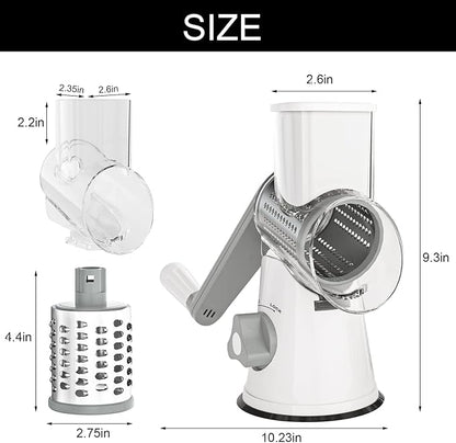 Cambom 5 in 1 Rotary Cheese Grater Hand Crank Cheese Shredder - Image 9