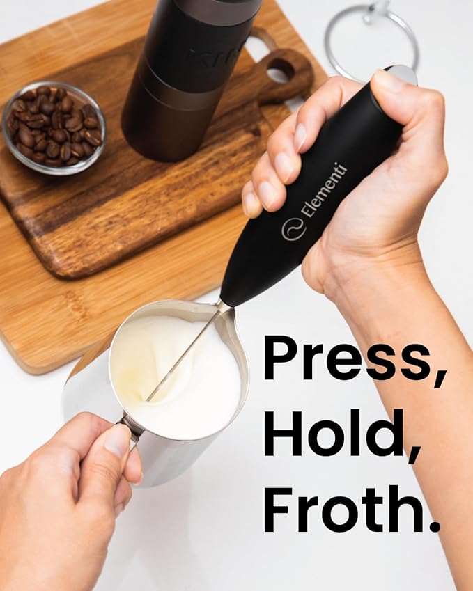 Elementi Milk Frother Wand & Drink Mixer - Image 6