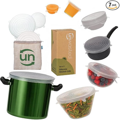 unwasted Reusable Silicone Lids – Upgrade Your Kitchen Gadgets by unwasted