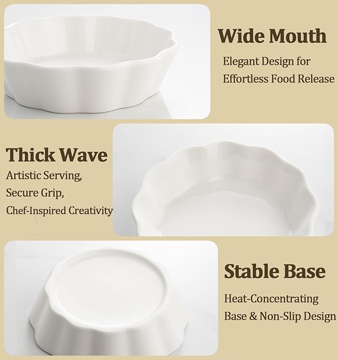 Mini Baking Dish Set, 12 oz Ramekins - Image 7