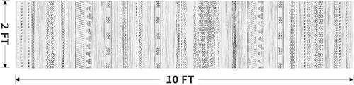 2x10 Runner Rug Machine Washable Non Slip Area Rug Distressed Neutral Moroccan - Image 2