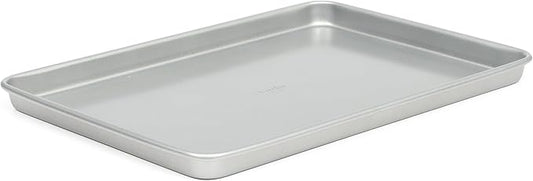 Martha Stewart Gallen 15 x 10 Inch Nonstick Carbon Steel Cookie Sheet – Silver by MarthaStewart