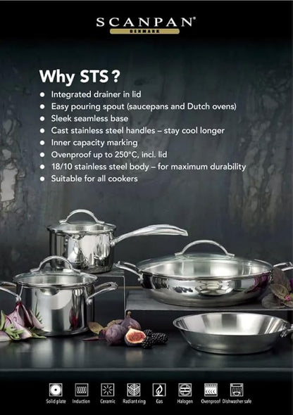 Scanpan STS 11.6QT Stock Pot - Image 7