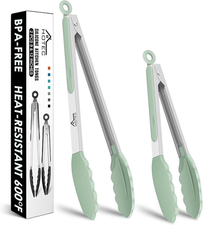 Hotec Premium Stainless Steel Locking Kitchen Tongs by Hotec