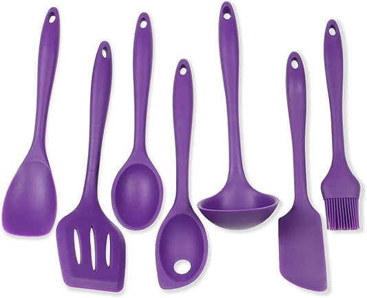 Chef Craft Premium Silicone Kitchen Tool and Utensil Set, 7 Piece by ChefCraft